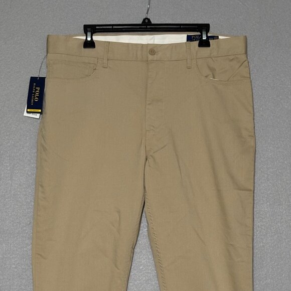 Polo Ralph Lauren Performance Golf Pants Khaki/Tan/Beige Men's Size 36x32 NWT